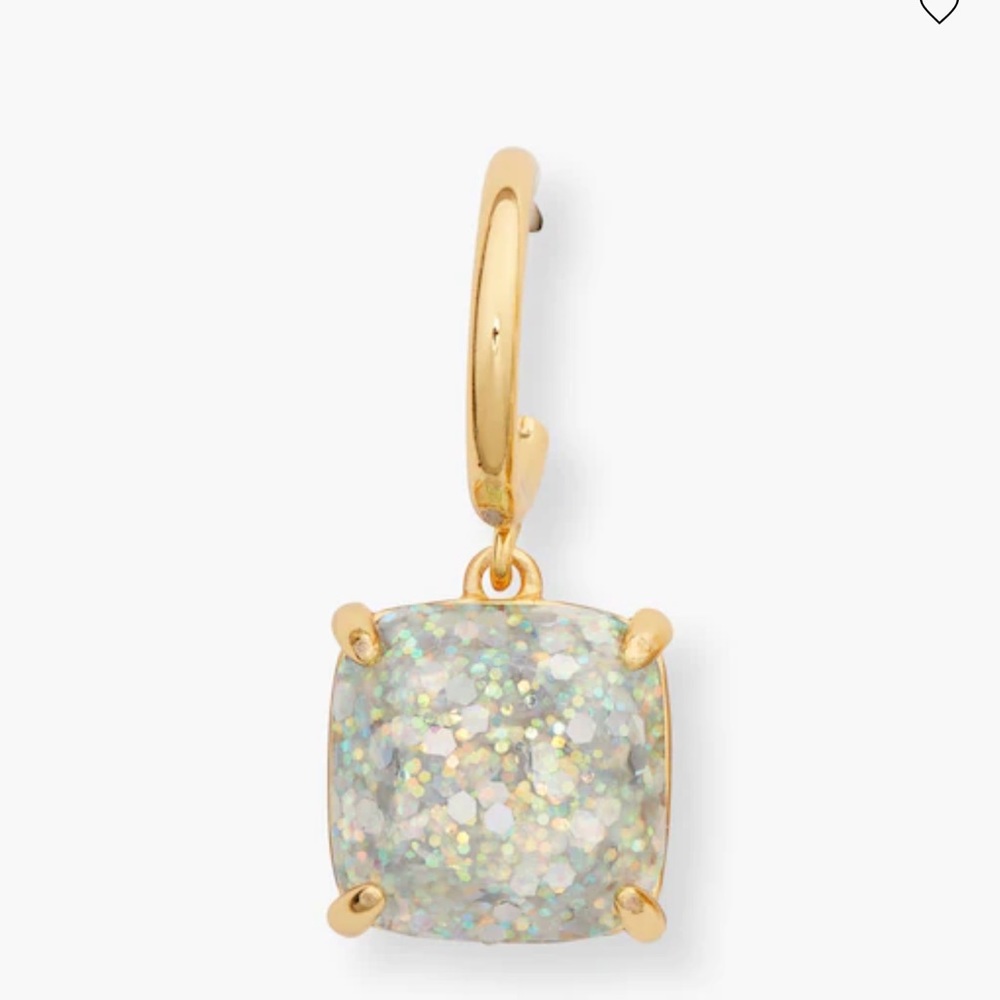 Kate Spade Mini Square Huggies - Picture 2 of 5